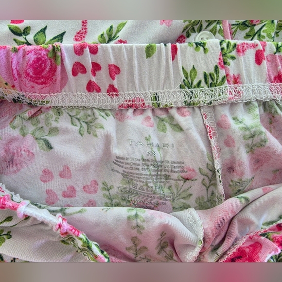 Set of 2 Tahari Matching Pajama Top & Shorts Set Girls Size 7/8 EUC Choose Style - Picture 16 of 16